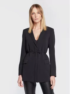 Marynarki i żakiety damskie - Calvin Klein Żakiet Travel Crepe K20K205517 Czarny Regular Fit - grafika 1