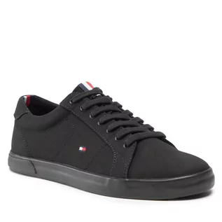 Trampki damskie - Tommy Hilfiger Tenisówki Harlow 1D FM0FM00596 Black/Black 0GJ - grafika 1