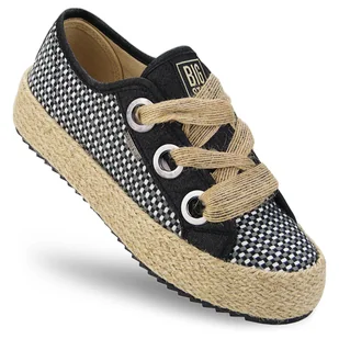 TRAMPKI damskie BIG STAR espadryle wygodne stylowe kobiece JJ274393 37 - Espadryle damskie - miniaturka - grafika 1
