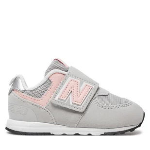 Sneakersy New Balance NW574PK Szary - Buty dla chłopców - miniaturka - grafika 1