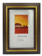 Ramki na zdjęcia - Ramka 10x15 brązowa elegancka zdobiona rama - miniaturka - grafika 1