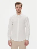 Koszule męskie - Lee Koszula Patch 112364230 Biały Regular Fit - miniaturka - grafika 1