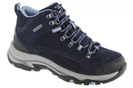 Buty trekkingowe damskie - Skechers Trekkingi Alpine Trail 167004/NVGY Granatowy - miniaturka - grafika 1