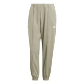 Spodnie rowerowe - adidas Kobiety AEROREADY Train Essentials Minimal Branding Woven Pants, silver pebble, XXS Short - miniaturka - grafika 1