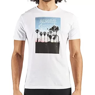 Kappa Tipalm T-shirt męski, biały, XXL - Koszulki męskie - miniaturka - grafika 1