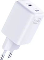 Ładowarki do telefonów - 3mk Hyper Charger PD 45W GaN QC4+ PPS 2C Super-Fast Charge 2.0 biała - miniaturka - grafika 1