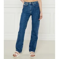 Spodnie damskie - Calvin Klein Jeans Jeansy Straight fit high rise - miniaturka - grafika 1