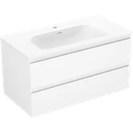Szafki łazienkowe - Mexen Orio szafka łazienkowa 90 cm z umywalką Vela, 2 szuflady, biała mat - 91A10-09047-2-BFF01-W23M01 - miniaturka - grafika 1