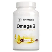 Witaminy i minerały dla sportowców - HERKULES Omega 3 90caps - miniaturka - grafika 1