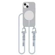 Etui i futerały do telefonów - Etui TECH-PROTECT MagNecklace MagSafe do Apple iPhone 13 Mini Szary - miniaturka - grafika 1