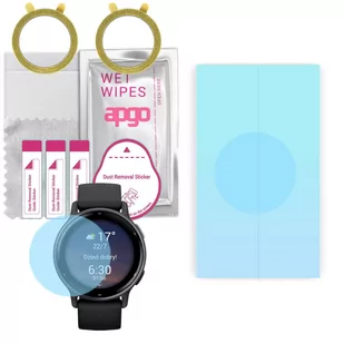 2x Folia hydrożelowa do Garmin Vivoactive 5 -  apgo HD HQ FLEX Smartwatch Hydrogel Protection Ochrona na ekran smartwatcha - Akcesoria do smartwatchy - miniaturka - grafika 1