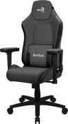 Fotele gamingowe - FOTEL AEROCOOL CROWN AeroWeave ASH BLACK - miniaturka - grafika 1