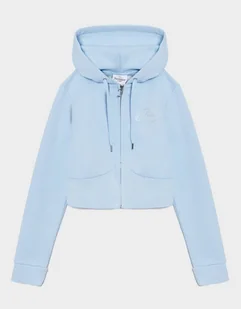 JUICY COUTURE BLUZA ROZPINANA Z KAPTUREM SCRIPT FL - Juicy Couture - Bluzy damskie - miniaturka - grafika 1