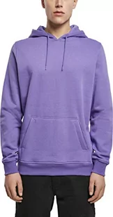 Build Your Brand Męska bluza z kapturem Heavy Hoody, Fioletowy (ultrafiolet 01459), L - Bluzy męskie - miniaturka - grafika 1