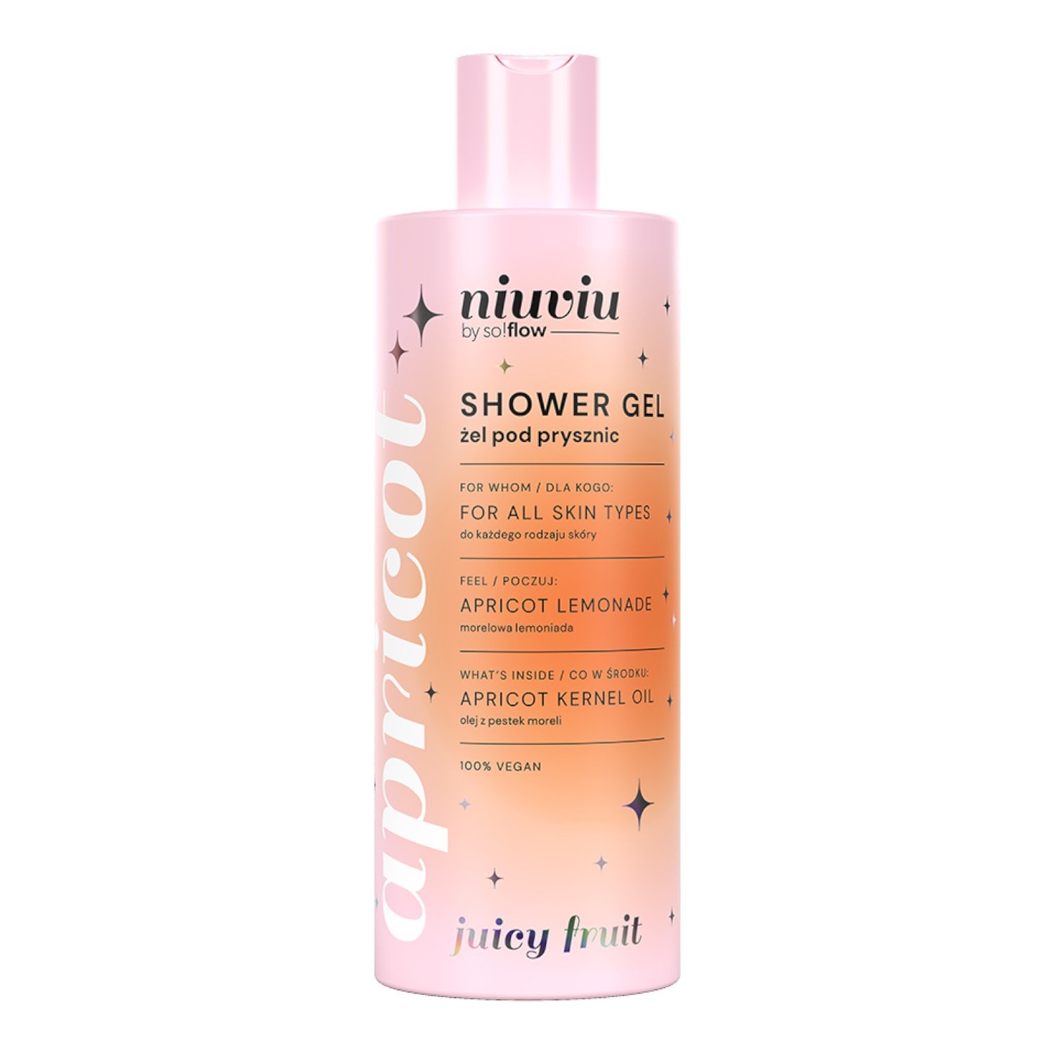 Niuviu Juicy Fruit Żel pod prysznic brzoskwinia