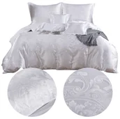 Pościel - Pościel 160 x 200 5cz Atłasowa Haftowana AT004 - miniaturka - grafika 1
