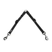 Smycze dla psów - AniOne Nylonowa smycz Classic czarny M - miniaturka - grafika 1