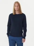 Swetry męskie - Calvin Klein Sweter LV04LB327G Granatowy Regular Fit - miniaturka - grafika 1