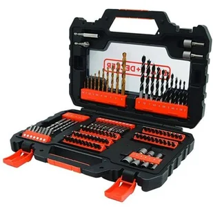 Black&Decker 104 dílná sada vrtáků a šroubovacích bitů - Bity - miniaturka - grafika 1