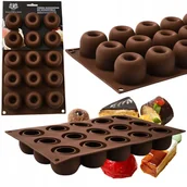 Formy do ciast - Silikonowa Forma Do Pieczenia Monoporcji Ciastek15Cm Blacha Do Pieczenia - miniaturka - grafika 1