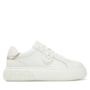 Sneakersy PINKO Yoko 12 SS0071 P001 Biały - Sneakersy damskie - miniaturka - grafika 1