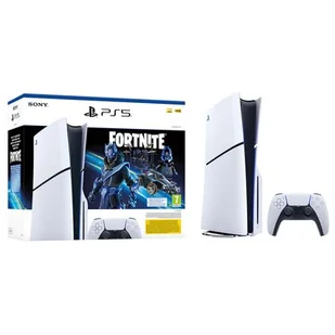 Sony PlayStation 5 Slim D Chassis PS5 1TB z napędem Zestaw startowy Fortnite Cobalt - Konsole Playstation - miniaturka - grafika 1