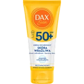 Balsamy i kremy do opalania - Dax Sun Krem ochronny do twarzy dla skóry wrażliwej SPF 50+ - miniaturka - grafika 1