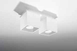 Sollux Lighting Plafon QUAD 2 biały - Lampy sufitowe - miniaturka - grafika 1