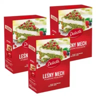 Dodatki do ciast w proszku - Delecta Ciasto Leśny mech Zestaw 3 x 410 g - miniaturka - grafika 1