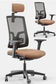 Fotele i krzesła biurowe - Fotel biurowy SKILL SKNB atest wytrzymałości do 150 kg - miniaturka - grafika 1