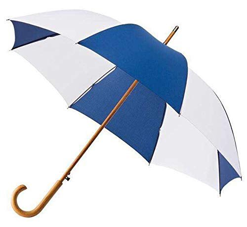 Falcone Laska Parasol Granatowy/Biały, Granatowy/biały, Parasol laska