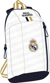Plecaki - Safta REAL MADRID mini plecak do codziennego użytku, idealny dla dzieci w różnym wieku, wygodny i wszechstronny, jakość i wytrzymałość, 22x10x39 cm, biały, Biały, Estándar, Casual - miniaturka - grafika 1