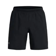 Spodenki męskie - Męskie Spodenki UNDER ARMOUR UA LAUNCH 7'' SHORTS 1382620-001 – Czarny - miniaturka - grafika 1