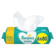 PAMPERS Chusteczki Sensitive 6x80szt 8001841062976