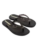 Klapki i japonki damskie - Ipanema Japonki w kolorze czarnym - miniaturka - grafika 1