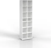 Szafki na buty - Vicco Szafka na buty Paris, 52.4 x 183 cm 14 przedziałów, Biały - miniaturka - grafika 1