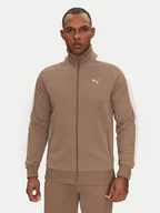 Bluzy męskie - Puma Bluza T7 Always On 629587 Beżowy Regular Fit - miniaturka - grafika 1