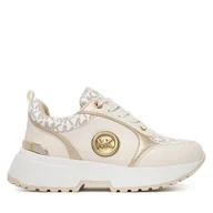 Buty dla dziewczynek - Sneakersy MICHAEL Michael Kors Cosmo Meyers II MK03845256 Beżowy - miniaturka - grafika 1