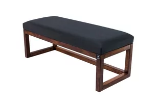 Ławka na buty LPG-2 175cm EMRAWOOD, orzech siedzisko gładkie kolor grafitowy - Ławki do przedpokoju Ławka na buty LPG-2 175cm EMRAWOOD, orzech siedzisko gładkie kolor grafitowy - Ławki do przedpokoju - miniaturka - grafika 1