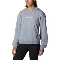 Bluzy narciarskie - Damska bluza z kapturem Columbia Logo III French Terry - miniaturka - grafika 1