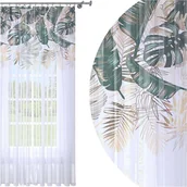 Firany - Firana Gotowa 140X250 Woal Barwiona Wzór Na Żabki - miniaturka - grafika 1