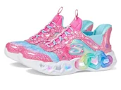 Buty dla dziewczynek - Skechers Sneakersy dziewczęce, Różowy syntetyczny Multi Trim, 35 EU - miniaturka - grafika 1