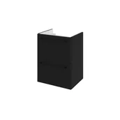 Szafki łazienkowe - Szafka pod umywalkę Remix Black Mat 45 Sensea - miniaturka - grafika 1