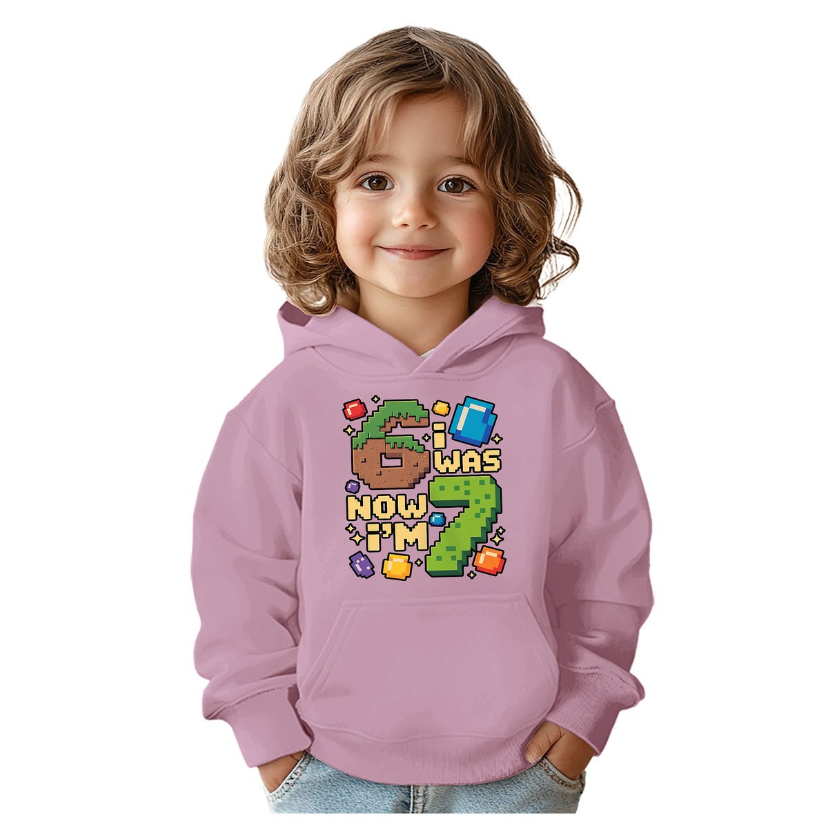 BLUZA DZIECIĘCA Z KAPTUREM 67 SIX SEVEN VIRAL 134-140 DLA DZIECKA PREZENT