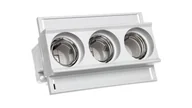 Gniazdka elektryczne - Hager Polo Podstawa bezpiecznikowa tablicowa 3P DII 25A 500V E27 LE27K-3 LE27K-3 - miniaturka - grafika 1