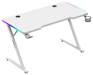 Biurka gamingowe - Huzaro Hero 2.5 biały RGB - miniaturka - grafika 1
