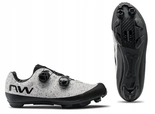 BUTY ROWEROWE NORTHWAVE EXTREME XCM 4 - Light Grey - Rozmiar 46 - Buty rowerowe - miniaturka - grafika 1