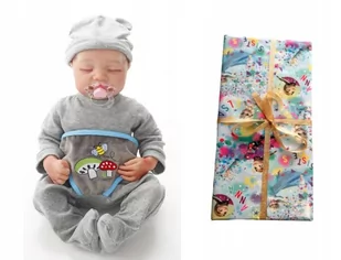 REALISTYCZNA LALKA REBORN JAK ŻYWE DZIECKO 50CM PL - Lalki dla dziewczynek - miniaturka - grafika 1