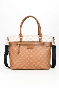 Klasyczna shopperka Nobo z monogramem - Torebki damskie - miniaturka - grafika 1