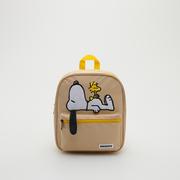 Plecaki szkolne i tornistry - Reserved Reserved - Plecak Snoopy z naszywką - Beżowy - miniaturka - grafika 1